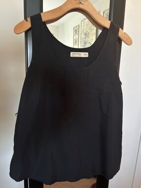 Faded Glory Black Scoop Neck Tank Top